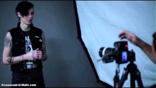 Andy Biersack and Kellin Quinn The Making Of AP Magazine [upl. by Cavan]