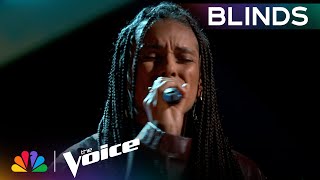 Torre Blake Puts on a Smooth Performance of Erykah Badus quotOn amp Onquot  Voice Blind Auditions  NBC [upl. by Chip]