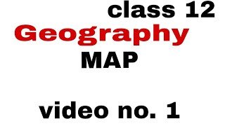 Class 12 geography important map by satender pratap [upl. by Orna]