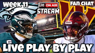 Washington Commanders vs Philadelphia Eagles Live Stream NFL Week 11 [upl. by Collayer]