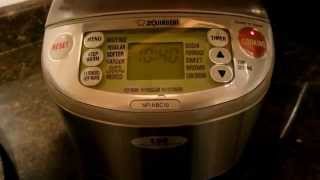 Zojirushi Induction Heat Rice Cooker Start amp Finish Music Chime [upl. by Aivatra]