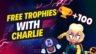 Free trophy glitch Charlie brawlstars broken glitch fyp [upl. by Marx903]