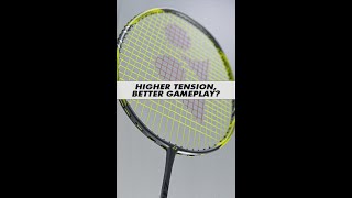 What Badminton String Tension Should You Choose Lower or Higher [upl. by Atsira]