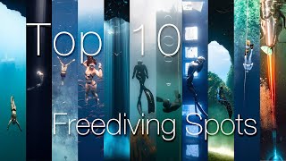 Top 10 Freediving Spots [upl. by Ystap]