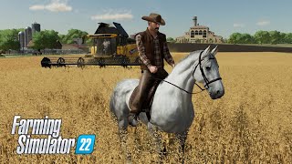 CRIAÇÃO DE CAVALOS E OVELHAS  FARMING SIMULATOR 22 [upl. by Goodden]