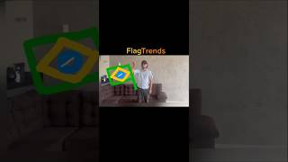 continental iran country flag shortvideo brazil [upl. by Loferski]