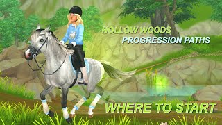 HOW TO DO THE HOLLOW WOODS PROGRESSION PATHS  STAR STABLE  HOLLOW WOODS WK 2 [upl. by Nealon]