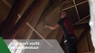 Woning isoleren met Vezelhennep [upl. by Arral]