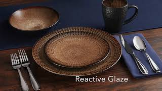 Pfaltzgraff Reactive Glaze Dinnerware [upl. by Enilrad254]