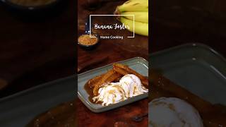 This delicious banana fosters is a very popular dessert which can be easily made at home shorts [upl. by Hertzog]