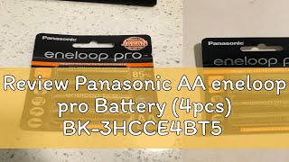 Review Panasonic AA eneloop pro Battery 4pcs BK3HCCE4BT5 [upl. by Delcine]