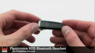 Plantronics M25 Bluetooth Headset [upl. by Nnahgaem983]