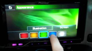 Pioneer AVH P4300 DVD Demo [upl. by Reiniar]