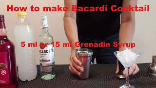 How to make Bacardi Cocktail [upl. by Gonagle]