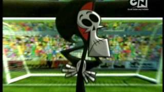 Grim Adventures Of Billy amp Mandy Bumpers  Grim gets hit in face Euro 2008 [upl. by Shellie134]