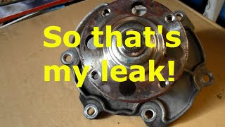 How to replace the water pump on a 2006 Cadillac STS [upl. by Ardelia]