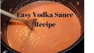 Easy Vodka Sauce Recipe [upl. by Reece396]