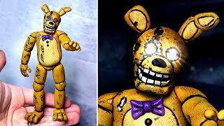 Making SPRING BONNIE  FNAF Movie FINAL Trailer Sculptures Timelapse [upl. by Hazeefah]