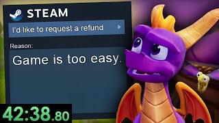 Can I Beat All 3 Spyro Games And Get a Steam Refund [upl. by Reffinej]