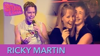 Ricky Martin vient chanter au karaoké avec une fan   Stars à domicile [upl. by Silas]