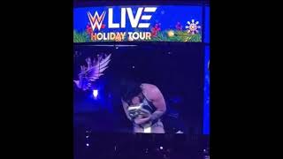 Rhea Ripley singing her theme song at WWE MSG so cute [upl. by Aniakudo]