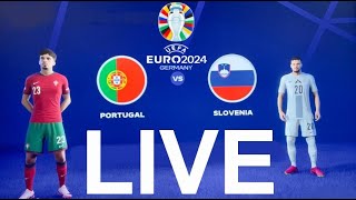 Portugal Vs Slovenia Live  Euro 2024  Round Of 16  Deutsche Bank Park [upl. by Emalee223]