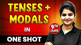 TENSES  MODALS in 1 Shot  FULL Chapter Coverage THEORYPYQs  Class9th English [upl. by Balcke]