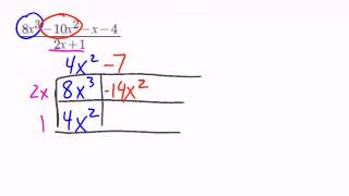 Dividing Polynomials Box Method [upl. by Ahsam]