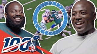 Fletcher Cox amp DeMarcus Ware Compare Game Film and Big Play Celebrations  NFL 100 Generations [upl. by Amek914]