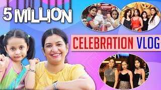 Celebration Vlog l 5 Million ToyStars Party l DIML l CookWithNisha [upl. by Urbano905]