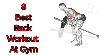 8 Best Back Workout At Gym l Mohit Fitness [upl. by Atilamrac]