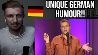 Reaction To German Comedian Hape Kerkeling Cafe Korten [upl. by Bradwell]