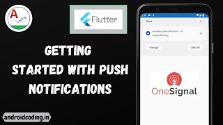 Flutter  OneSignal push notification implementation  One Signal  FCM  amplifyabhi [upl. by Yenetruoc328]