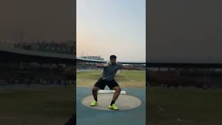 JUNIOR BOY SHOTPUT THROWyoutubeshorts trackandfiel armystrength motivationviralshortsshorts [upl. by Kenrick]