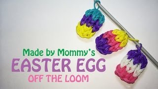 Rainbow Loom Charm Easter Egg Off the Loom [upl. by Edahs]