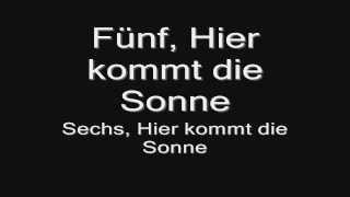 Rammstein  Sonne lyrics HD [upl. by Ingeborg]