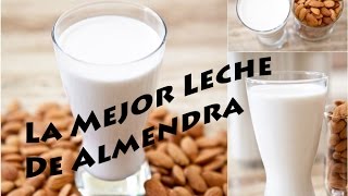 Como hacer leche y de harina de almendras al mismo tiempo [upl. by Lennor787]