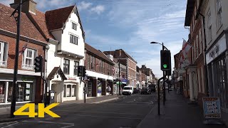 Newport Pagnell Walk Town Centre【4K】 [upl. by Bates]