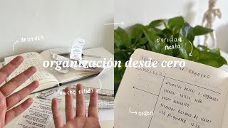 aprende a organizarte desde cero con un solo video [upl. by Roxanne]