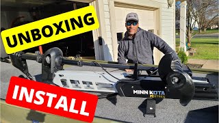 Minn Kota Fortrex UNBOXING amp INSTALL Jon Boat To Bass Boat Conversion Lowe 1448 [upl. by Three637]