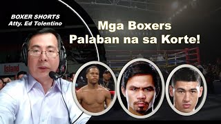 MGA BOXERS PALABAN NA SA KORTE [upl. by Fagaly]