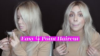 Easy 4 Point Haircut for Healthy looking hair [upl. by Gnoy]