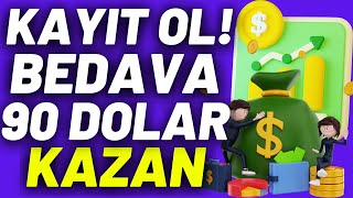 KAYIT OL✅BEDAVA 90 DOLAR KAZAN 💰 İnternetten Para Kazanma Yolları Airdrop 2024 [upl. by Nastassia]