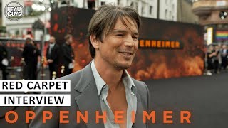 Josh Hartnett  Oppenheimer Premiere Red Carpet Interview [upl. by Assyla]