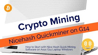 Crypto Mining on Asus G14  2021 Nicehash Quickminer Test [upl. by Lekim]