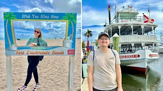 Sightseeing In Fort Lauderdale Florida Jungle Queen Riverboat HUGE Houses amp MORE [upl. by Llerrac]