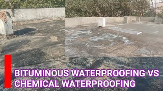 Which Is Better Bituminous Waterproofing Or Chemical Waterproofing [upl. by Gilles]