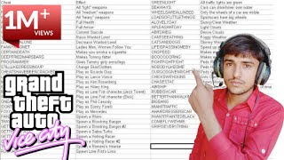 Gta Vice City 50Cheat Code All Important list HD [upl. by Lynna]