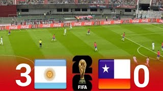 ARGENTINA vs CHILE 30  FIFA World Cup 2026 Qualification  Match Highlights [upl. by Intisar]