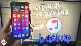 como hacer una copia de seguirdad de tu iphone en itunes y restaurarlo BACKUP [upl. by Clova]